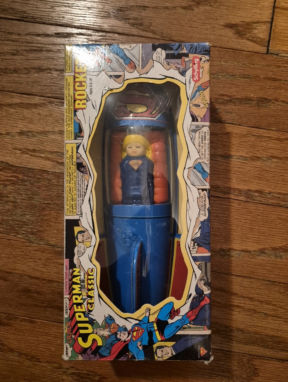 Superman Classic Rocket Toy 2001 New In Box
